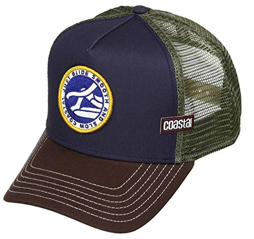 Coastal Trucker Cap Smooth Glide Dunkelblau Braun, Size:ONE Size von Coastal