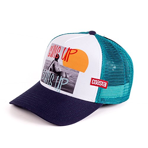 Coastal Trucker Cap Suns UP Weiß Blau, Size:ONE Size von Coastal