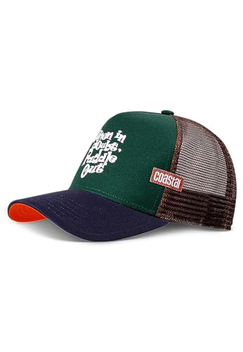 Coastal - When in Doubts (Dark Green/Marine) - Trucker Cap Meshcap Hat Kappe Mütze Caps von Coastal