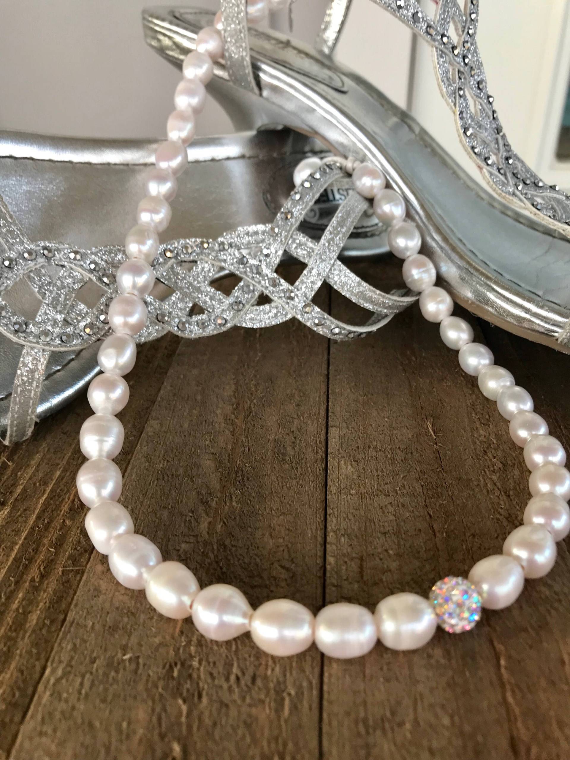 Funkeln Akzent Perle Halsband #353 von CoastalCreations98