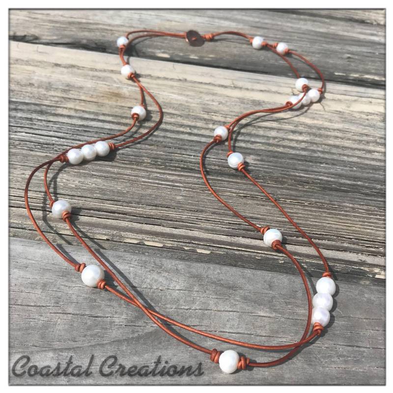 Langen Strang Perlenkette #29 von CoastalCreations98