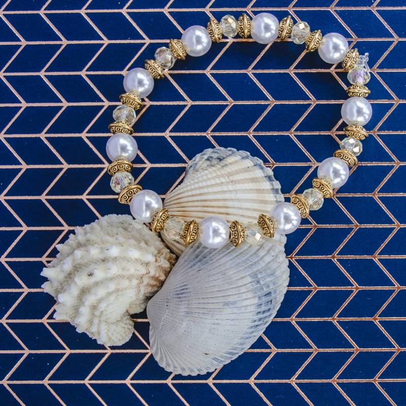 Antikes Gold & Perlenarmband Antikes Gold & Perlenarmband von CoastalCreationsRach