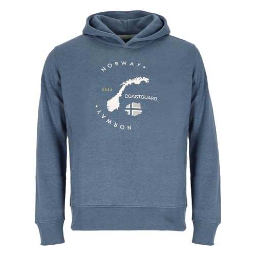 Coastguard Herren Sweathoody mit Frontprint Norway - Kapuzenpullover mit seitlichen Taschen in Rauchblau Größe L Coastguard Herren Sweathoody mit Frontprint Norway - Kapuzenpullover mit seitlichen Taschen in Rauchblau Größe L von Coastguard 19 CG 68 THE ORIGINAL BRAND