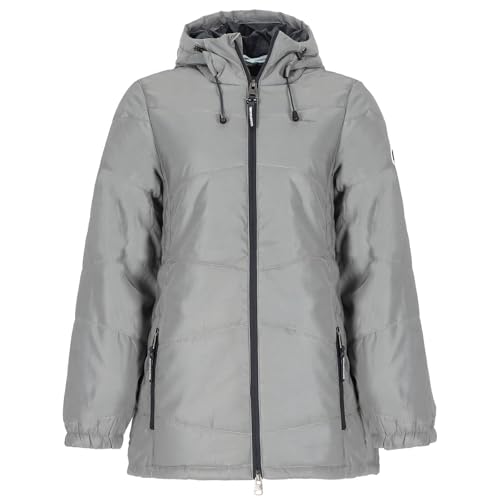 Coastguard Damen Jacke reflektierend - Wattierte Damenjacke mit angeschnittener Kapuze in Hellgrau Größe 42 Coastguard Damen Jacke reflektierend - Wattierte Damenjacke mit angeschnittener Kapuze in Hellgrau Größe 42 von Coastguard