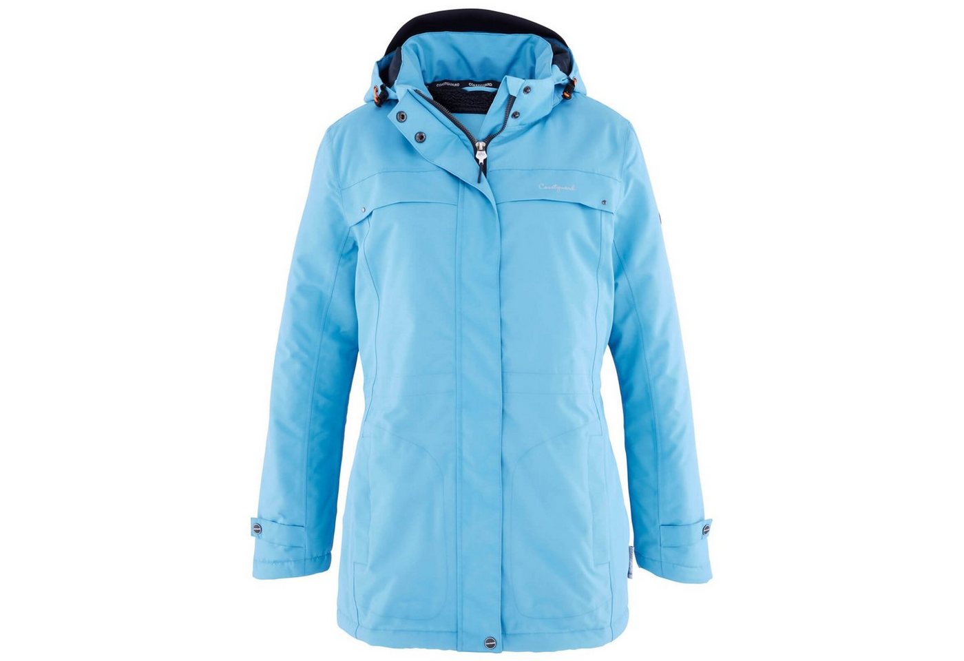 Coastguard Funktionsjacke Damen Outdoor-Jacke mit abnehmbarer Kapuze - wasserdicht atmungsaktiv von Coastguard