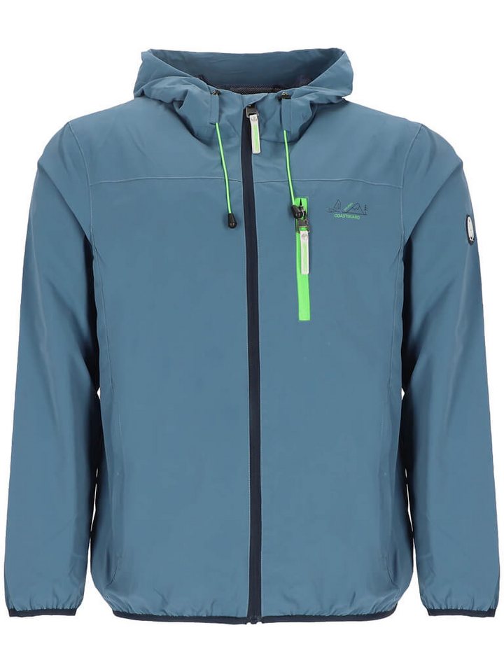 Coastguard Regenjacke Herren Jacke Reflektierend mit Meshfutter - Outdoor-Jacke mit Kapuze von Coastguard