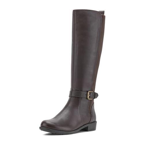 Cobb Hill Damen Naina Halblange Stiefel, Dunkelbraun, 43 EU Weit von Cobb Hill
