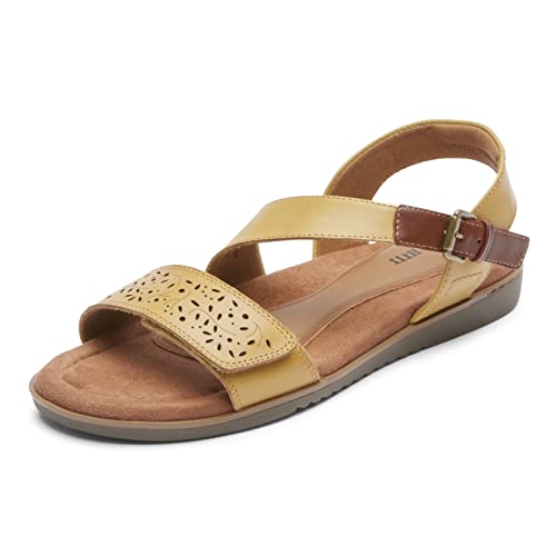 Cobb Hill Damen Zion 2-teilige Sandalen, Sweet Corn Leather, 39.5 EU von Cobb Hill