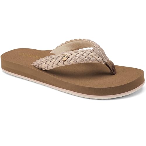 Cobian Damen Sandalen Geflochten Bounce Flip Flop, Blush, 39.5 EU von Cobian