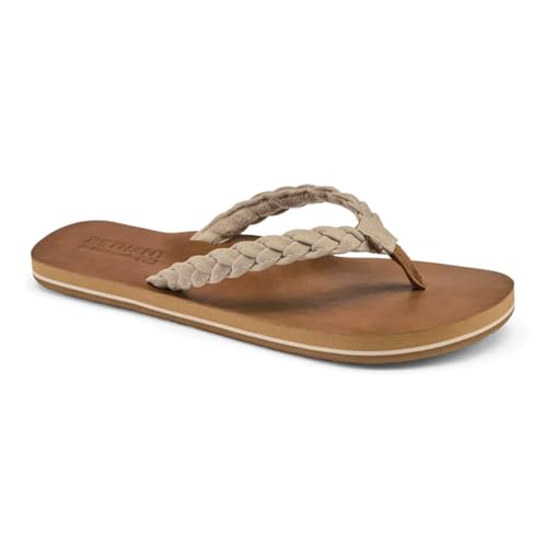 Cobian Geflochtene Pacifica Flip-Flop-Sandalen mit weichem Riemen, für Damen, mit vollständiger Unterstützung des Fußgewölbes, Cream, 39.5 EU Cobian Geflochtene Pacifica Flip-Flop-Sandalen mit weichem Riemen, für Damen, mit vollständiger Unterstützung des Fußgewölbes, Cream, 39.5 EU von Cobian