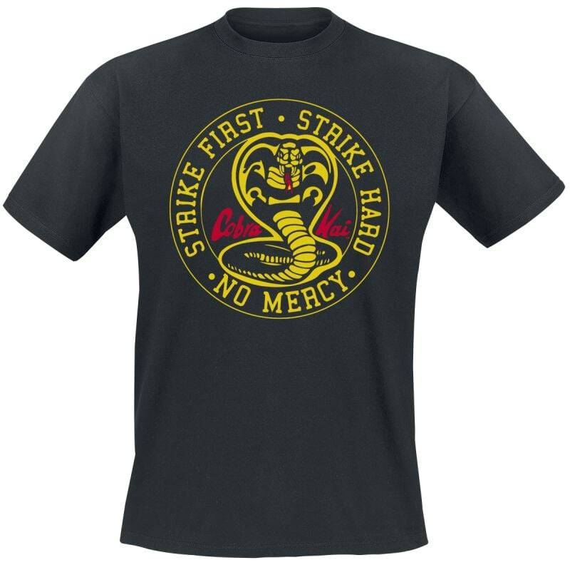 Cobra Kai Cobra Kai Round Patch T-Shirt schwarz in M von Cobra Kai