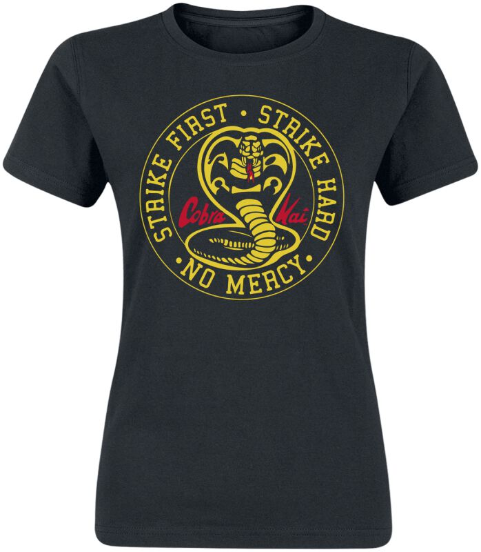Cobra Kai Cobra Kai Round Patch T-Shirt schwarz in M von Cobra Kai