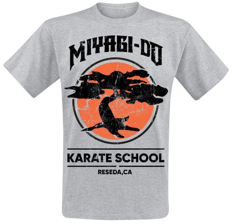 Cobra Kai Miyagi-Do Karate School T-Shirt grau in M von Cobra Kai