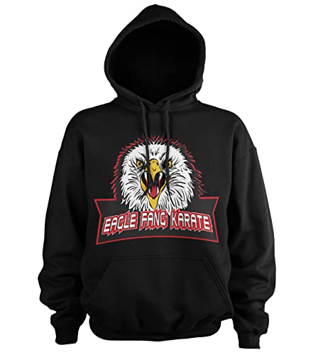 Cobra Kai Offizielles Lizenzprodukt Eagle Fang Karate Big & Tall Hoodie (Schwarz), XXXXX-Large von Cobra Kai