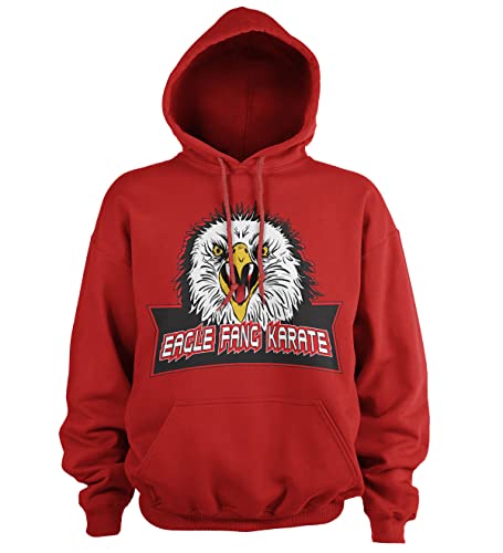 Cobra Kai Offizielles Lizenzprodukt Eagle Fang Karate Sweatshirt (Rot), Large von Cobra Kai