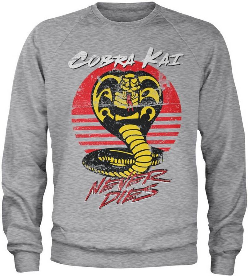 Cobra Kai Rundhalspullover Never Dies Sweatshirt von Cobra Kai