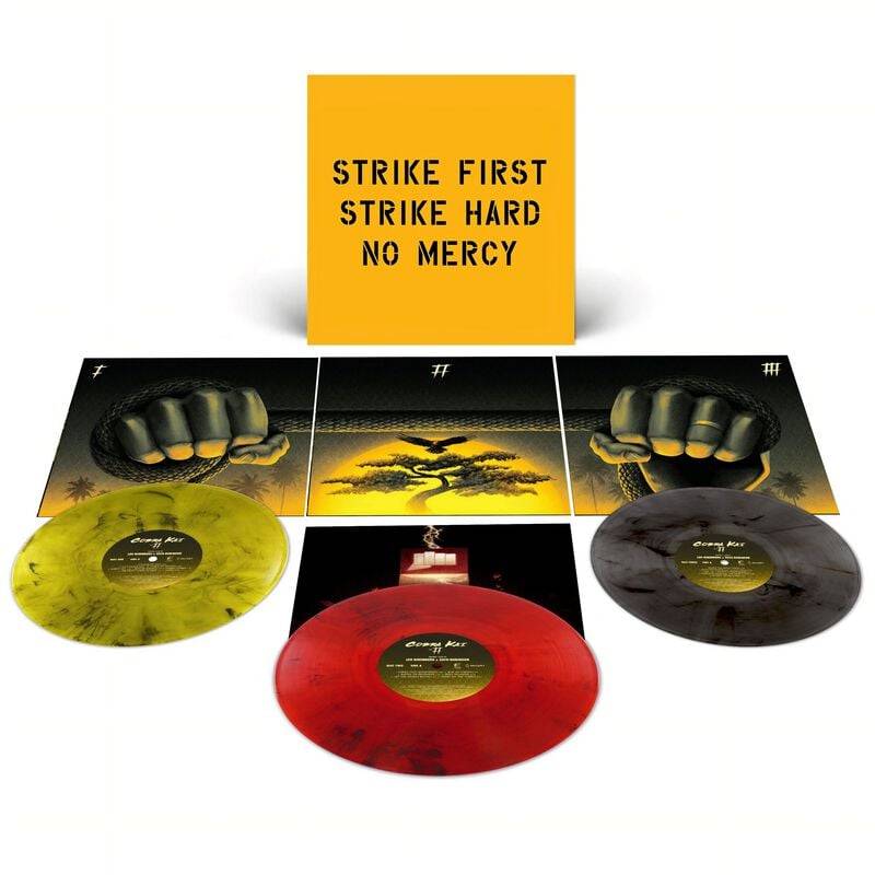 Cobra Kai - The final Season (OST) von Cobra Kai - 3-LP (Coloured, Gatefold, Limited Edition, Slipcase) von Cobra Kai