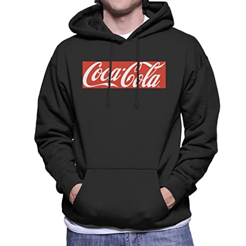 All+Every Coca Cola Block Logo Men's Hooded Sweatshirt von Coca-Cola