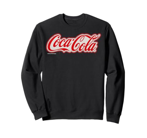 Coca-Cola Faux Patch Logo Graphic Sweatshirt Sweatshirt von Coca-Cola