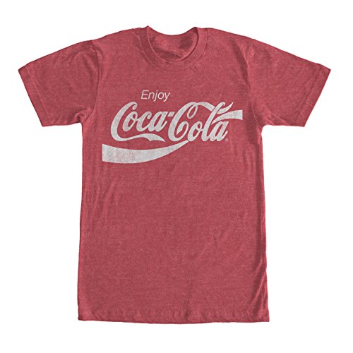 Coca-Cola Herren T-Shirt Eighties Coke Kurzarm - Rot - Groß von Coca-Cola