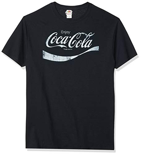 Coca-Cola Herren T-Shirt The Taste of Time Big & Tall, schwarz, 5X-Groß von Coca-Cola