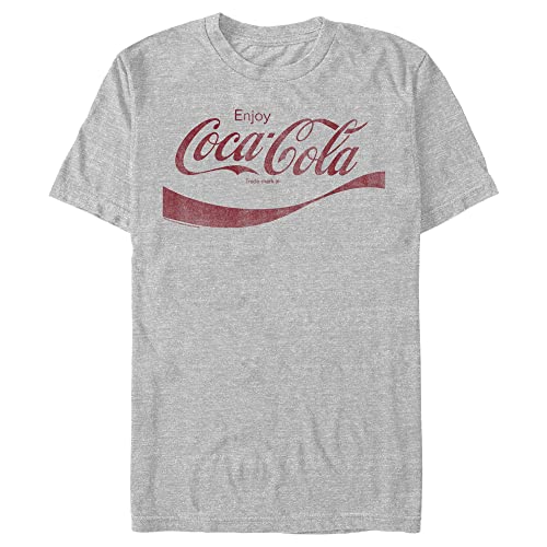 Coca-Cola Herren The Taste of Time Coke Kurzarm T-Shirt, Athletic meliert, L von Coca-Cola