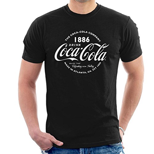 Coca-Cola Retro Logo White Text Men's T-Shirt von Coca-Cola