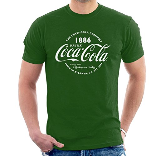 Coca-Cola Retro Logo White Text Men's T-Shirt von Coca-Cola