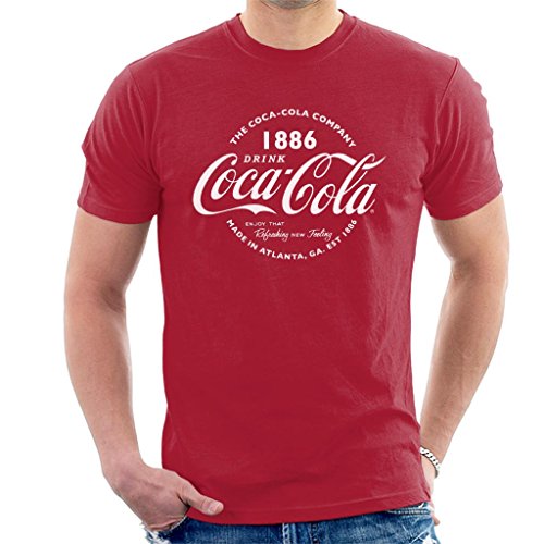 Coca-Cola Retro Logo White Text Men's T-Shirt von Coca-Cola