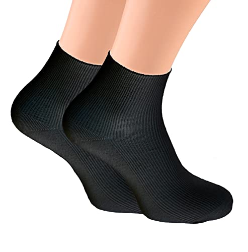 10 Paar Gr. 47/50 schwarze Damen Herren KURZ Socken ohne Gummi, schwarze socken büro markenware cocain ohne gummibund anzusocken herrensocken ohne gummibund 100 baumwolle von Cocain underwear