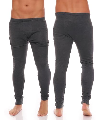 2 Thermounterhosen Das Langarm Unterhemd Herren als Teil des vielseitigen Sets anthrazit Gr. 5/M von Cocain underwear