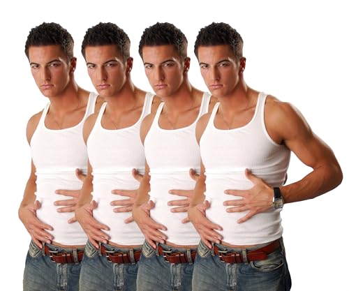 4 Stück Unterhemd Herren RIPP ist ideal für den lässigen Look und bietet bequemen Sitz Gr. 5/M 4 Stück Unterhemd Herren RIPP ist ideal für den lässigen Look und bietet bequemen Sitz Gr. 5/M von Cocain underwear