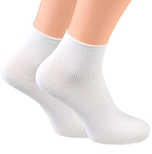 50 Paar kurze Weisse Socke Pflege: Strapazierfähig und pflegeleicht. Auch als arztsocken kochfest verfügbar Gr. 43-46 von Cocain underwear