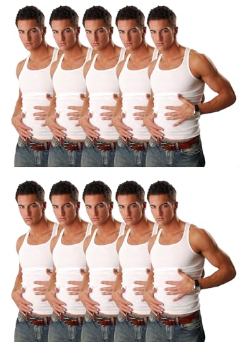 10 Stück Unterhemd RIPP Herren bietet Bequemlichkeit und ist die ideale Wahl für jeden Tag Gr. 8/XXL von Cocain underwear