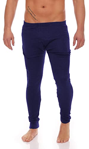 Cocain underwear 2 Herren-Thermo-Unterhosen mit Eingriff innen angeraut, 5 Schwarze Motorrad unterwäsche Gr. M Long John Thermo Shirt Motorrad unterwäsche von Cocain underwear