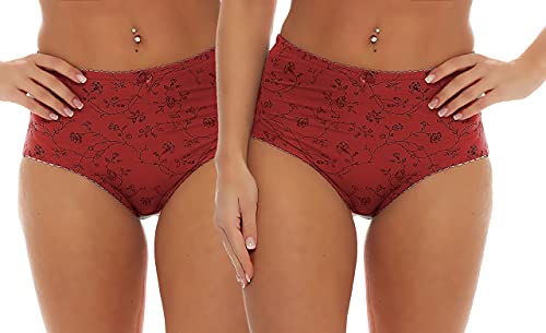 Cocain underwear 2X rot 48-50 Microfaser Slips Damen sind besonders leicht und bieten den ganzen Tag über EIN angenehmes Tragegefühl von Cocain underwear
