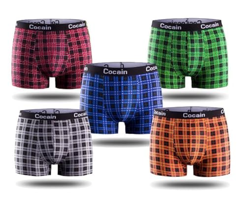 Cocain underwear 5 Stück Unterhosen Mann M Farben gemischt Boxershorts Jungen größe grösse gr. 48/50 52/54 56/58 Retropants schwarz Retropants Unterhose karo kariert Cocain underwear 5 Stück Unterhosen Mann M Farben gemischt Boxershorts Jungen größe grösse gr. 48/50 52/54 56/58 Retropants schwarz Retropants Unterhose karo kariert von Cocain underwear