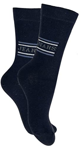 Cocain underwear 8 Paar Damen Socken 35-38 blau Gummi Ripp Bund Streifen unifarben damen socken bunt 39-42 hoher kompressions strumpf von Cocain underwear