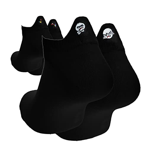 Cocain 8 Paar Sneaker Socken Füsslinge Herren Fun Söckchen Fersenmotive Gr. 47-50 Baumwoll von Cocain underwear