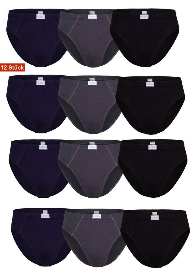 Cocain underwear Slip Herren Sportslip Unterhose Schlüpfer Slip bunt Baumwolle ohne Eingriff (Spar-Set, 12-St) auch in ÜBERGRÖSSEN - produziert in Europa von Cocain underwear