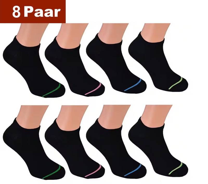 Cocain underwear Sneakersocken Bunte Kurze Herren Sneaker Socken Füsslinge Söckchen Baumwolle bunt (Spar-Set, 8-Paar) verschiedene Modelle - Baumwolle von Cocain underwear