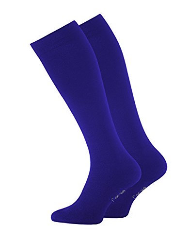 cocain 2 Paar Reisekniestruempfe und Gesundheitskniestrümpfe BLAU Gr. 43/46 mit Stützfunktion und Kompressionseffekt von Cocain underwear