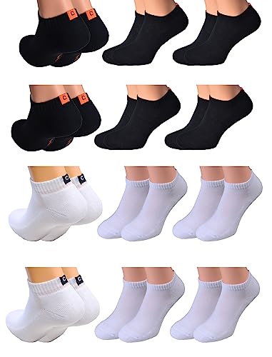 6 Paar weiße und 6 Paar schwarze Herren Damen Sport Sneaker Socken mit Frotteesohle Gr. 35/38 Marke Cocain socken baumwolle fusslinge herren füßlinge schwarz füsslinge herren socken Baumwolle von Cocain underwear