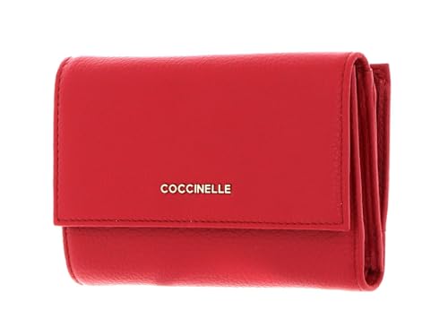 Coccinelle Metallic Soft Wallet Grainy Leather Ruby von Coccinelle