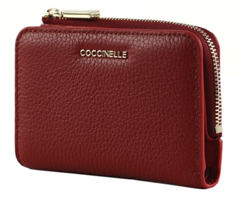 COCCINELLE Metallic Soft Wallet Ruby von Coccinelle