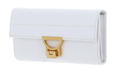 Coccinelle Arlettis Wallet Grained Leather Brillant White von Coccinelle