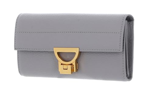 Coccinelle Arlettis Wallet Grained Leather Light Grey von Coccinelle