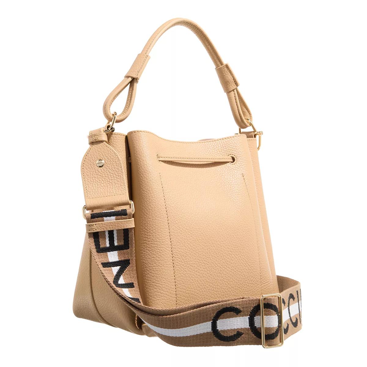 Coccinelle Beuteltasche - Coccinelle Eclyps Handbag - Gr. unisize - in Beige - für Damen von Coccinelle