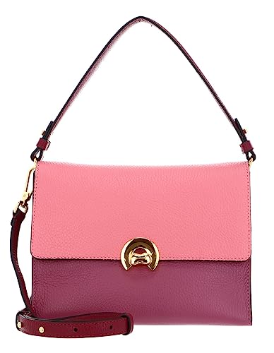 Coccinelle Binxie Tricolor Handbag Grained Leather Mul. Hyper Pink von Coccinelle