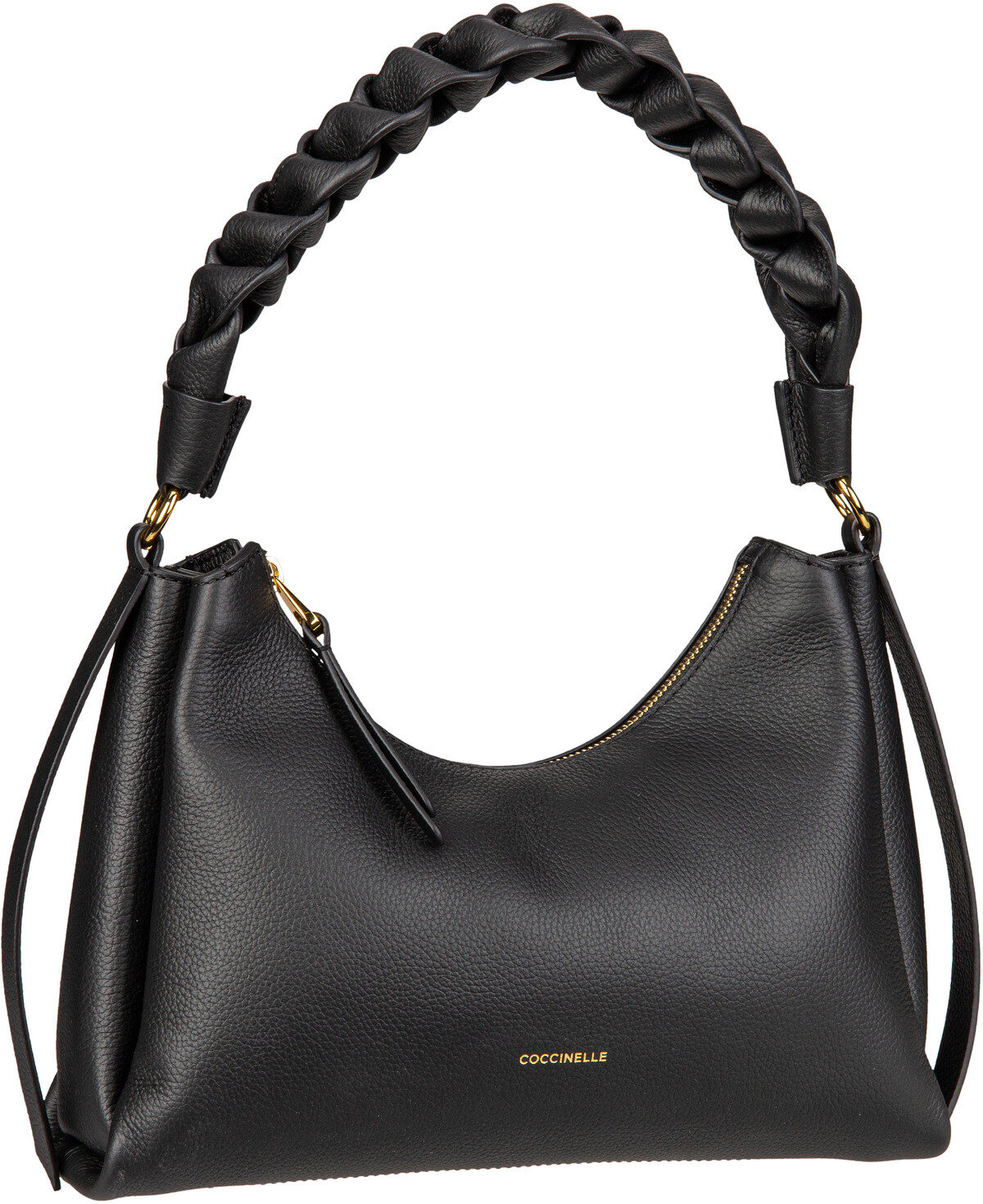 Coccinelle Boheme Grana Double 1303  in Schwarz (5.4 Liter), Schultertasche von Coccinelle